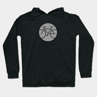 Bike Circle grey Hoodie